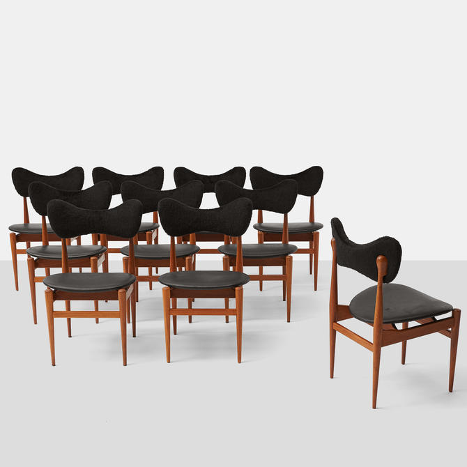 Inge &#038; Luciano Rubino, Set of 10 Dining Chairs