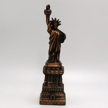 vintage copper statue of liberty replica 