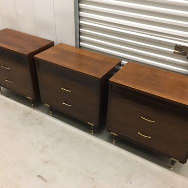 #509: Three Matching Mid Century Dressers