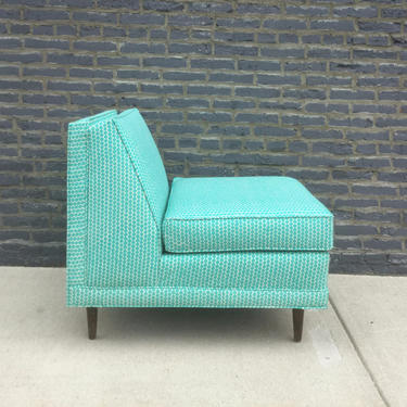 Mid-Century Modern Armless Lounge Chair