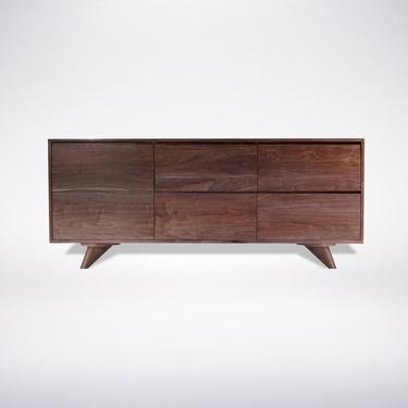 Modern dresser Solid Wood Handmade walnut cherry Organic Finish Contemporary mid century modern design Hairpin Legs 