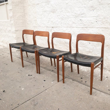 Niels Moller danish modern dining chairs