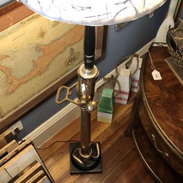 Floor Lamp, made from USN Damage Control Firefighting Nozzle, circa WWII
