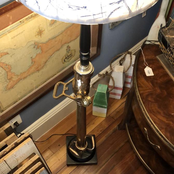 Floor Lamp Made From Usn Damage, Annapolis Lighting Floor Lamps
