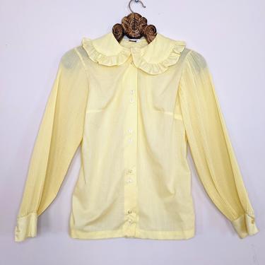 Vintage Yellow Blouse