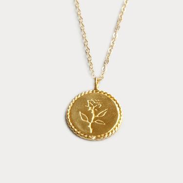 Back In Stock | Rose Coin Pendant