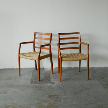 Pair of Danish Teak Occasional Chairs 