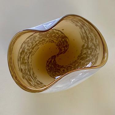 Gold Swirl Glass Catchall