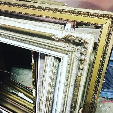 Amazing xtra large vintage frames.  Rough Luxe Warehouse opens at 10am today! Come and see us - fri+ sat 10-5?sun 12-3 at 138 w.jefferson st falls church va 22046.