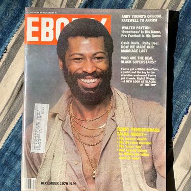Vintage Ebony Magazine // “Teddy Pendergrass” Cover Story (Dec 1979)