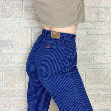 Lee Riders Pinstriped Vintage Jeans / Size 25 26 