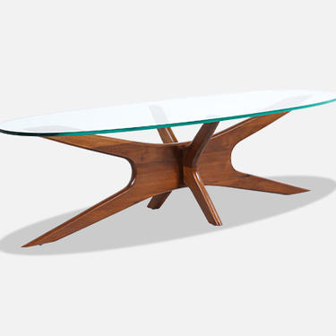 Adrian Pearsall 893-TGO Sculpted Coffee Table for Craft Associates 