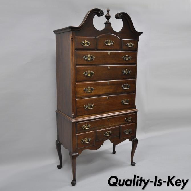 Taylor Jamestown Mahogany Highboy Dresser Tall Chest Chippendale