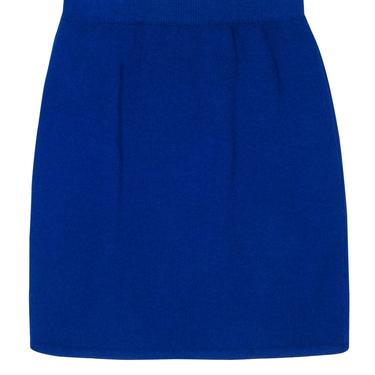 St. John - Cobalt Blue Knit Pencil Miniskirt Sz 2