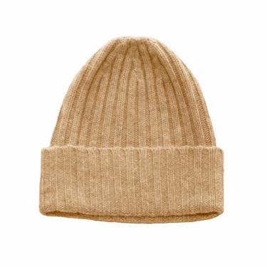 Joyride Supply - 100% Cashmere Ribbed Beanie (Ship End October)