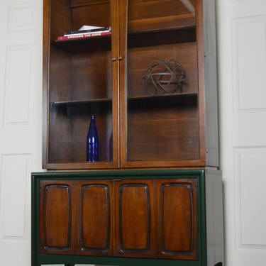 Broyhill Emphasis Hutch / china cabinet / green china cabinet / server by Unique