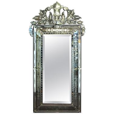 Hollywood Regency Venetian Wall Mirror