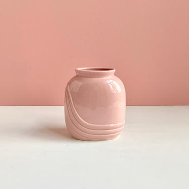 Small Pink Art Deco Vase 