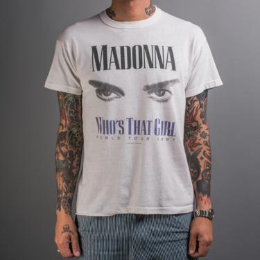 Vintage 1987 Madonna Who’s That Girl Tour T-Shirt 