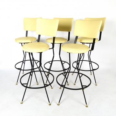 Five Swivel Barstools (Price is for Each in Lots of 2 or 3)
