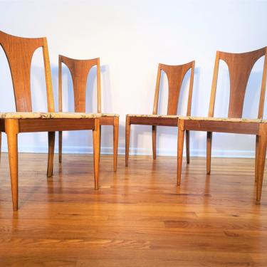 Mid Century Broyhill Brasilia Set of Four Dining Chairs 