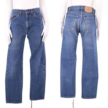 80s LEVIS 505 Orange Tab STUDDED jeans 30 / vintage 1970s 1980s vintage Levis pants 30 x 31 