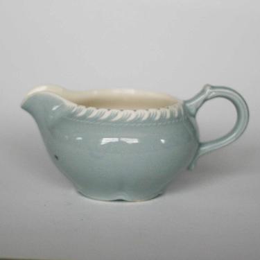 vintage harkerware creamer grey ceramic 