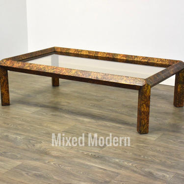 Phyllis Morris Faux Copper Coffee Table 