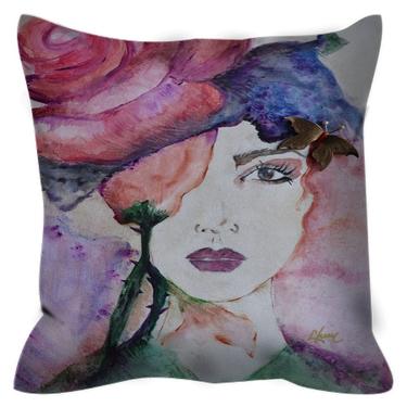 Cover Me In Flowers Outdoor Pillow 