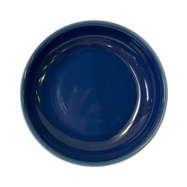 Chinese Navy Blue Glaze Fengshui Plain Porcelain Plate ws1559E 