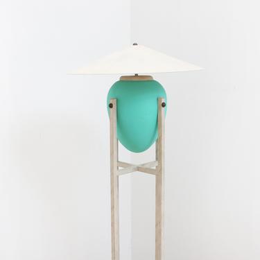 Postmodern Floor Lamp Fine Art Max Blumberg 80s Neoclassical Revival 