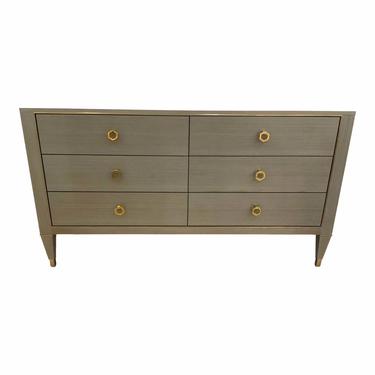 Bungalow 5 Modern Gray Wood Six Drawer Morris Dresser