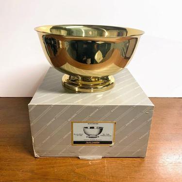 Vintage Baldwin Brass Benchmark Revere Bowl 10&amp;quot; 