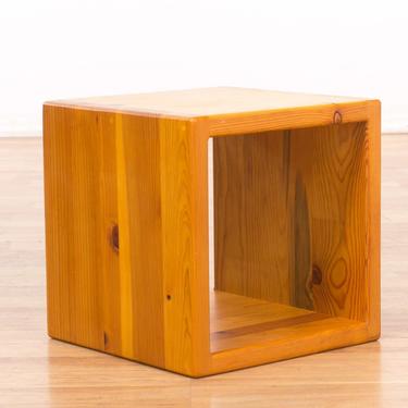 Pine Rounded Cube Storage Shelf 2
