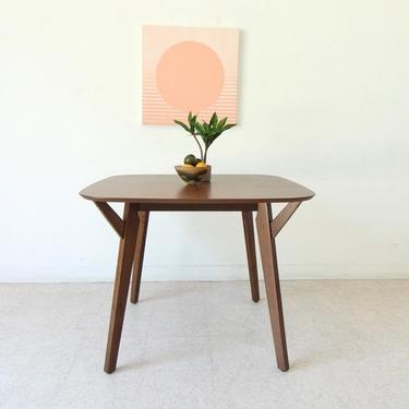 Walnut Rounded Square Dining Table