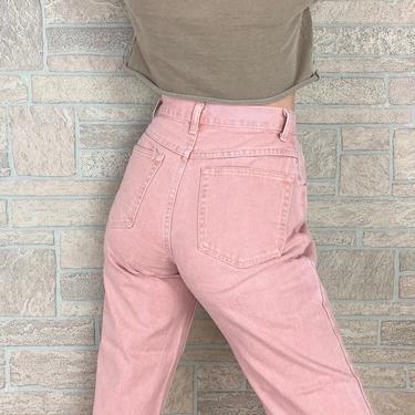 Wrangler High Rise Pink 90's Jeans / Size 27 28 