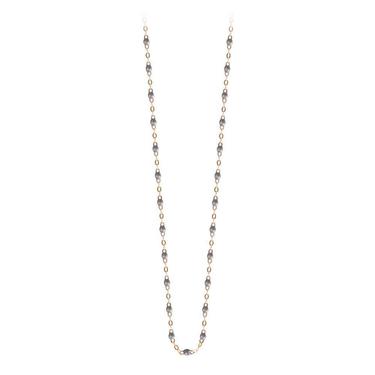16.5" Classic Gigi Necklace - SILVER + YELLOW GOLD