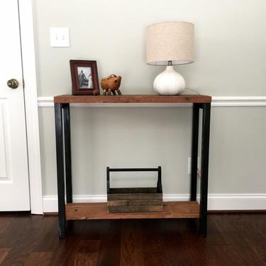 The &amp;quot;Newton&amp;quot; Console Table - Reclaimed Wood &amp; Steel Console Table - Reclaimed Wood Console Table 