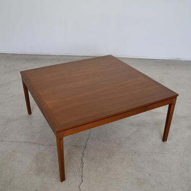 Mid-century Modern Walnut Square Coffee Table - Professionally Refinished! 
