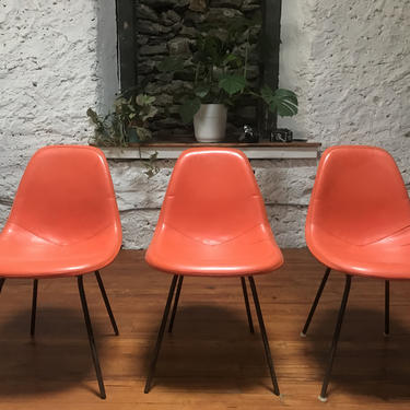 Mid century shell chair Eames shell chair mid century dining chair 