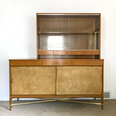 Paul McCobb Directional credenza sideboard hutch cabinet buffet mid century 