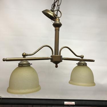 2 bulb chandelier
