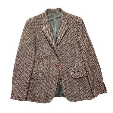Vintage Women's HARRIS TWEED Wool Jacket ~ S to M ~ Donegal ~  Blazer / Sport Coat ~ 