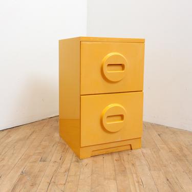 Space Age Filing Cabinet Mid Century Modern Plastic Furniture Giovanni Maur Raymond Loewy Side Table End 