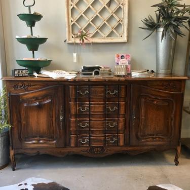 Anna- Ornately Carved Sideboard / Buffet 