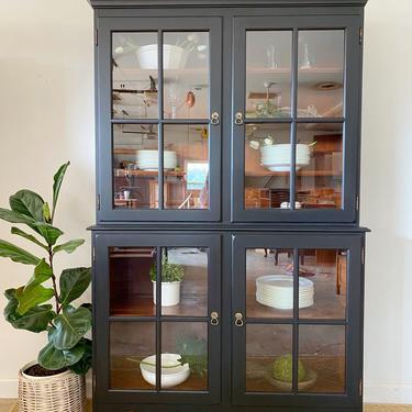 Glass Painted Cabinet