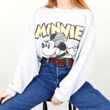 Vintage Minnie Mouse Pullover Sweatshirt 