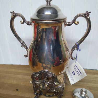 Ornate Silver Plated Samovar by FB Rogers and Co. 