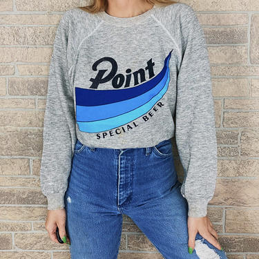 80's Point Special Beer Raglan Pullover Sweatshirt 