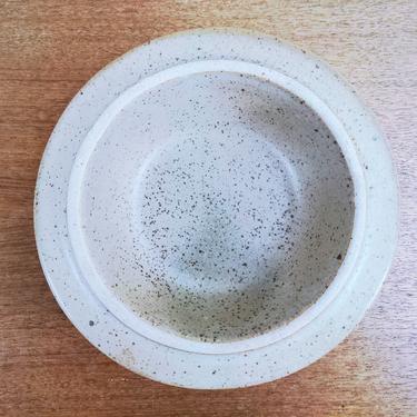 Vintage Fabrik Dark Speckled Ptarmigan | Rimmed Soup Bowl | Jim McBride | Seattle Pottery 